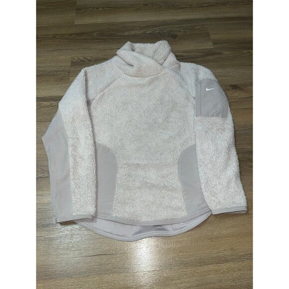 Nike Long-Sleeve Sherpa Fleece Pullover Top - Women's - Picture 1 of 6